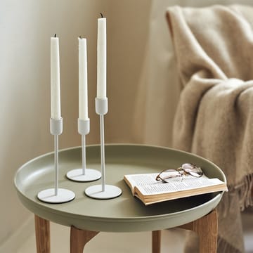 Arctic ljusstake 22 cm - Vit - Scandi Living