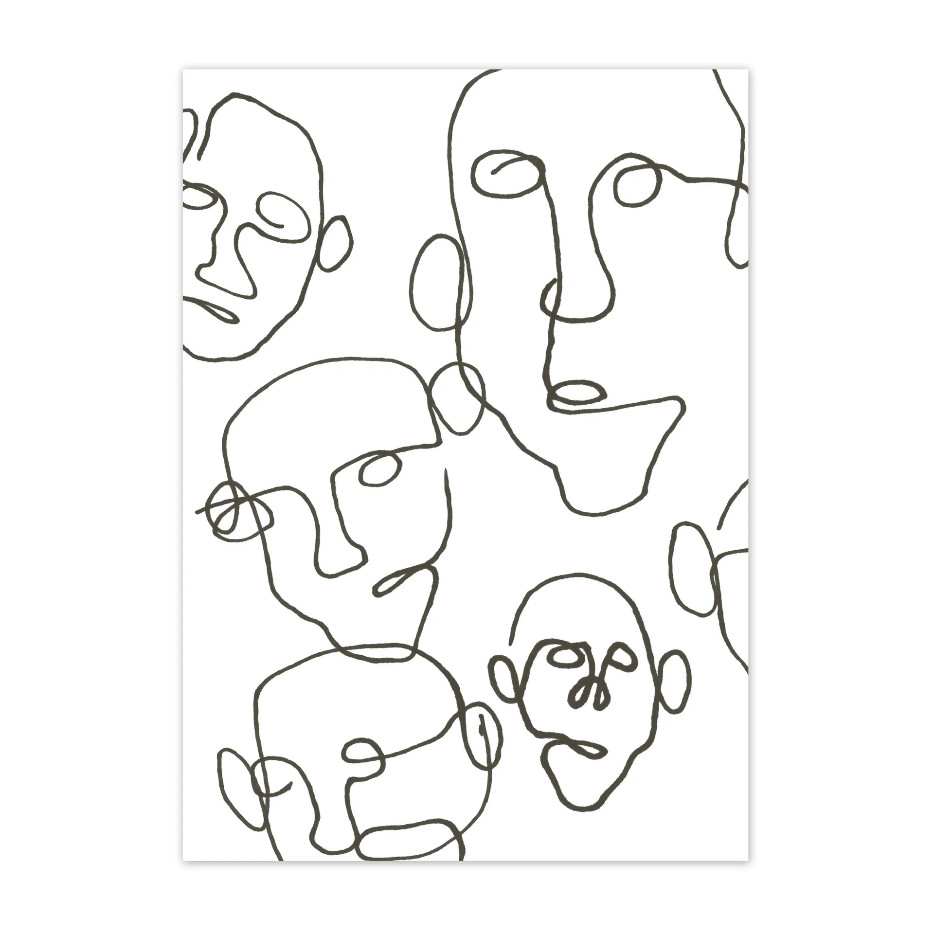 Audience poster svart, 50x70 cm Scandi Living