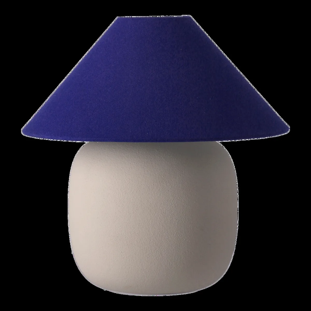 Scandi Living Boulder bordslampa 29 cm beige-cobolt