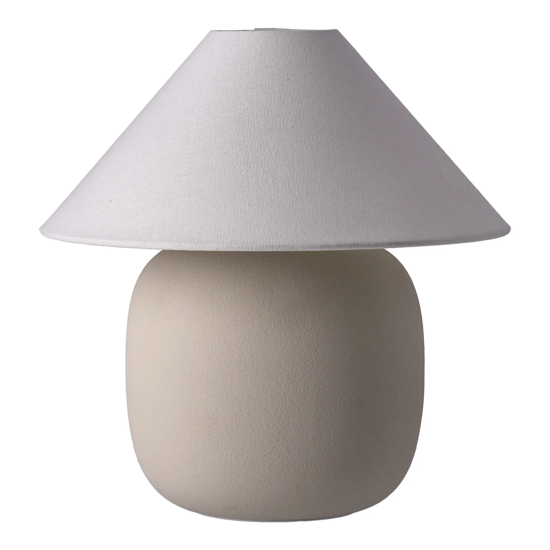 Boulder bordslampa 29 cm beige-white,  Scandi Living