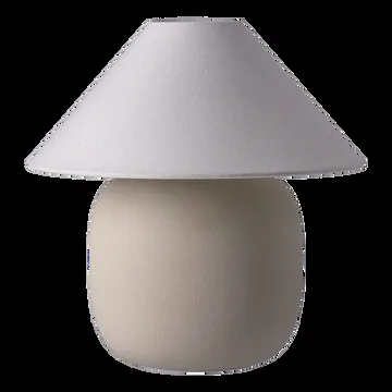 Boulder bordslampa 29 cm beige-white - Scandi Living