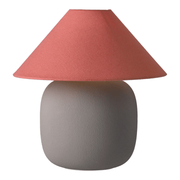 Boulder bordslampa 29 cm grey-peach - undefined - Scandi Living