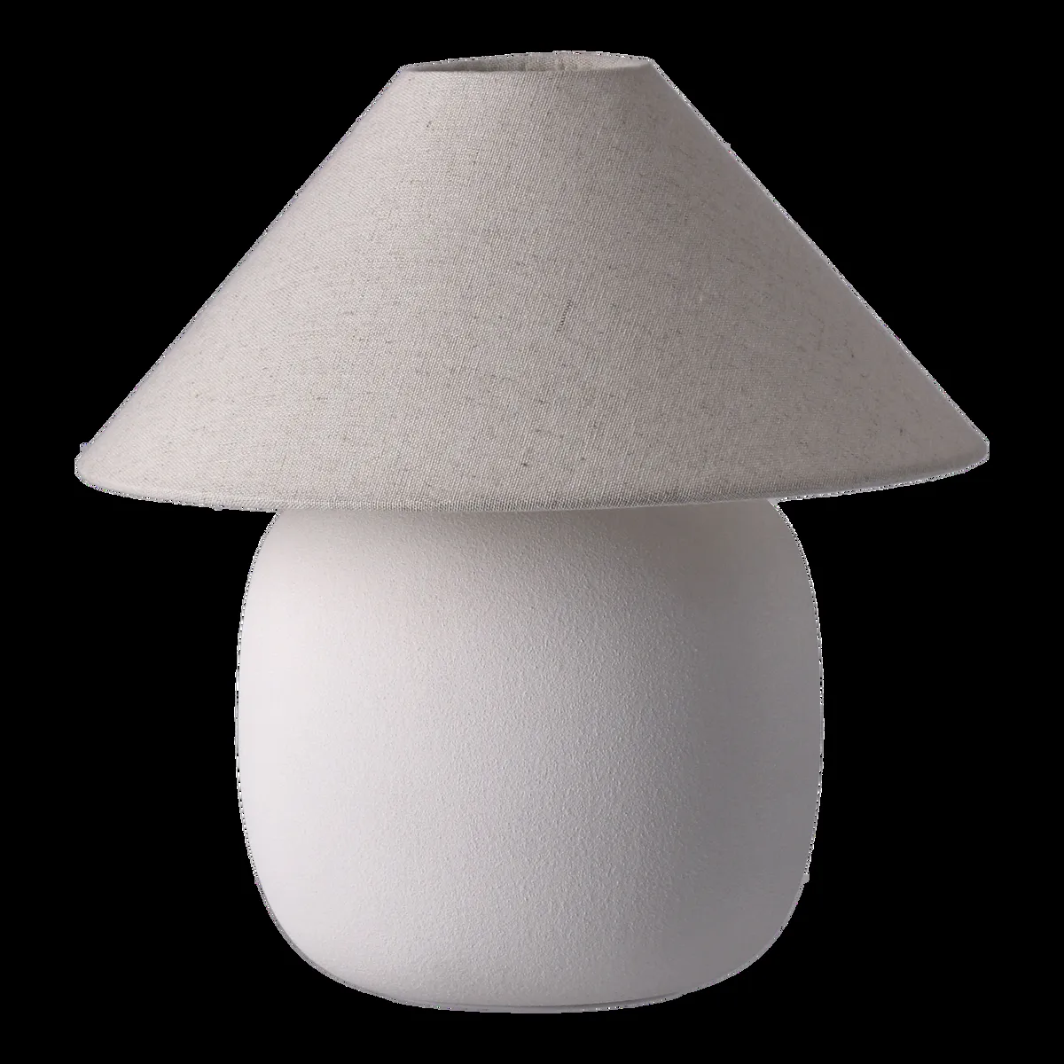 Scandi Living Boulder bordslampa 29 cm white-nature