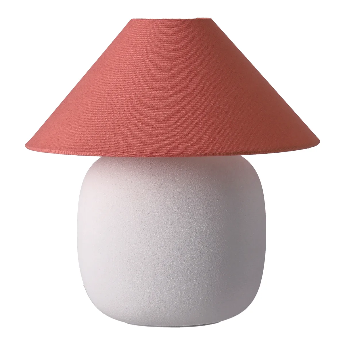 Scandi Living Boulder bordslampa 29 cm white-peach