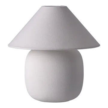 Boulder bordslampa 29 cm white-white - Scandi Living