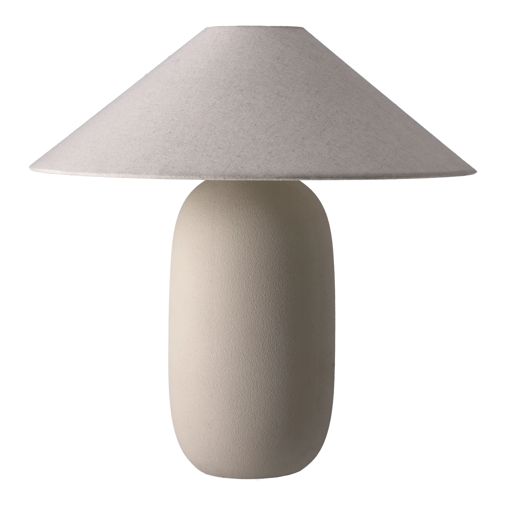 Boulder bordslampa 48 cm beige-nature,  Scandi Living