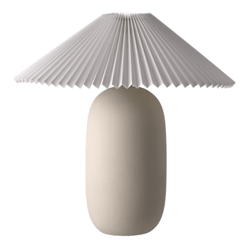 Boulder bordslampa 48 cm beige-pleated white - undefined - Scandi Living