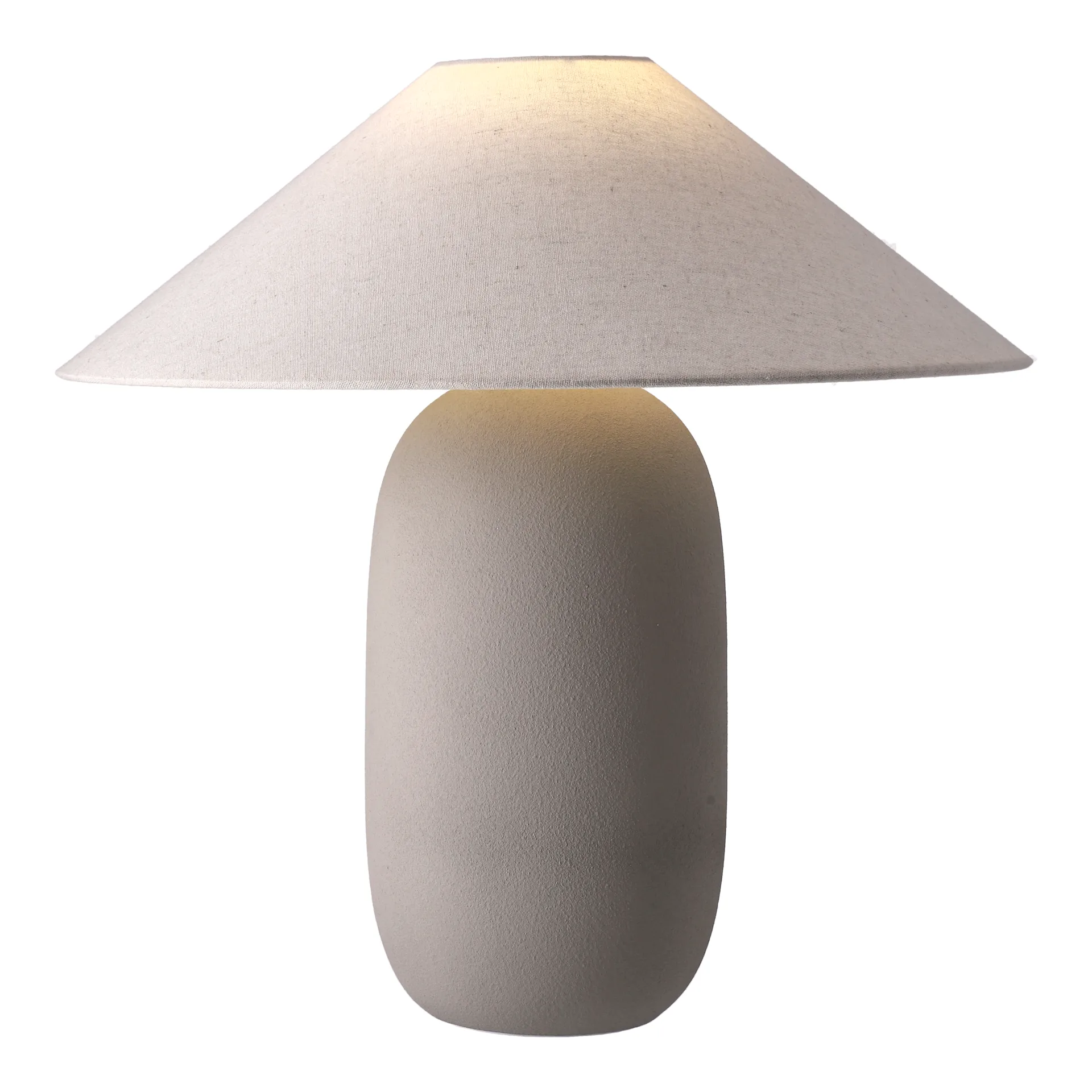 Boulder bordslampa 48 cm grey-nature Scandi Living
