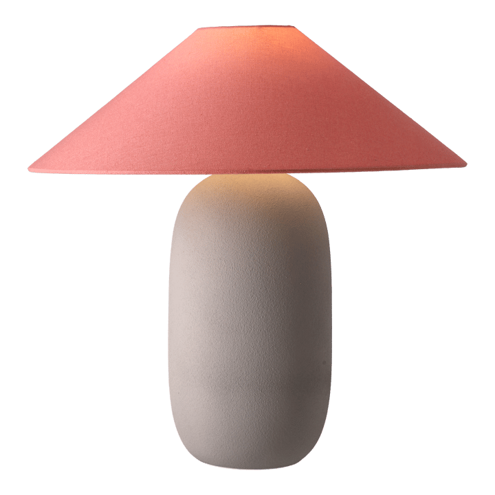 Boulder bordslampa 48 cm grey-peach - undefined - Scandi Living