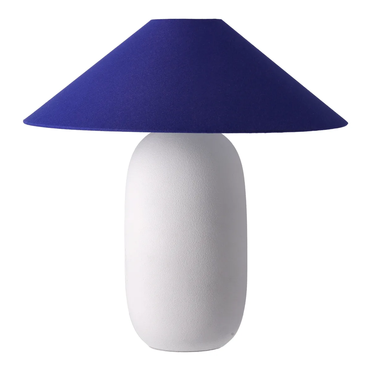 Scandi Living Boulder bordslampa 48 cm white-cobolt