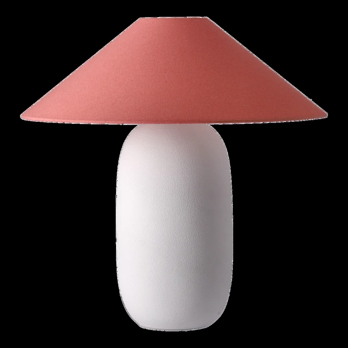 Scandi Living Boulder bordslampa 48 cm white-peach