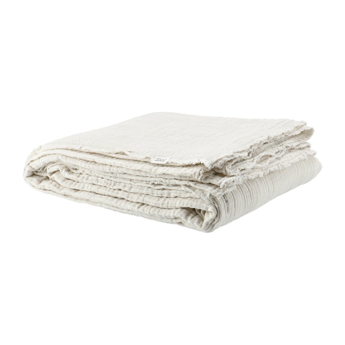 Scandi Living Breeze överkast 160x260cm Off white | Skandinavisk Design | Överkast | Vit