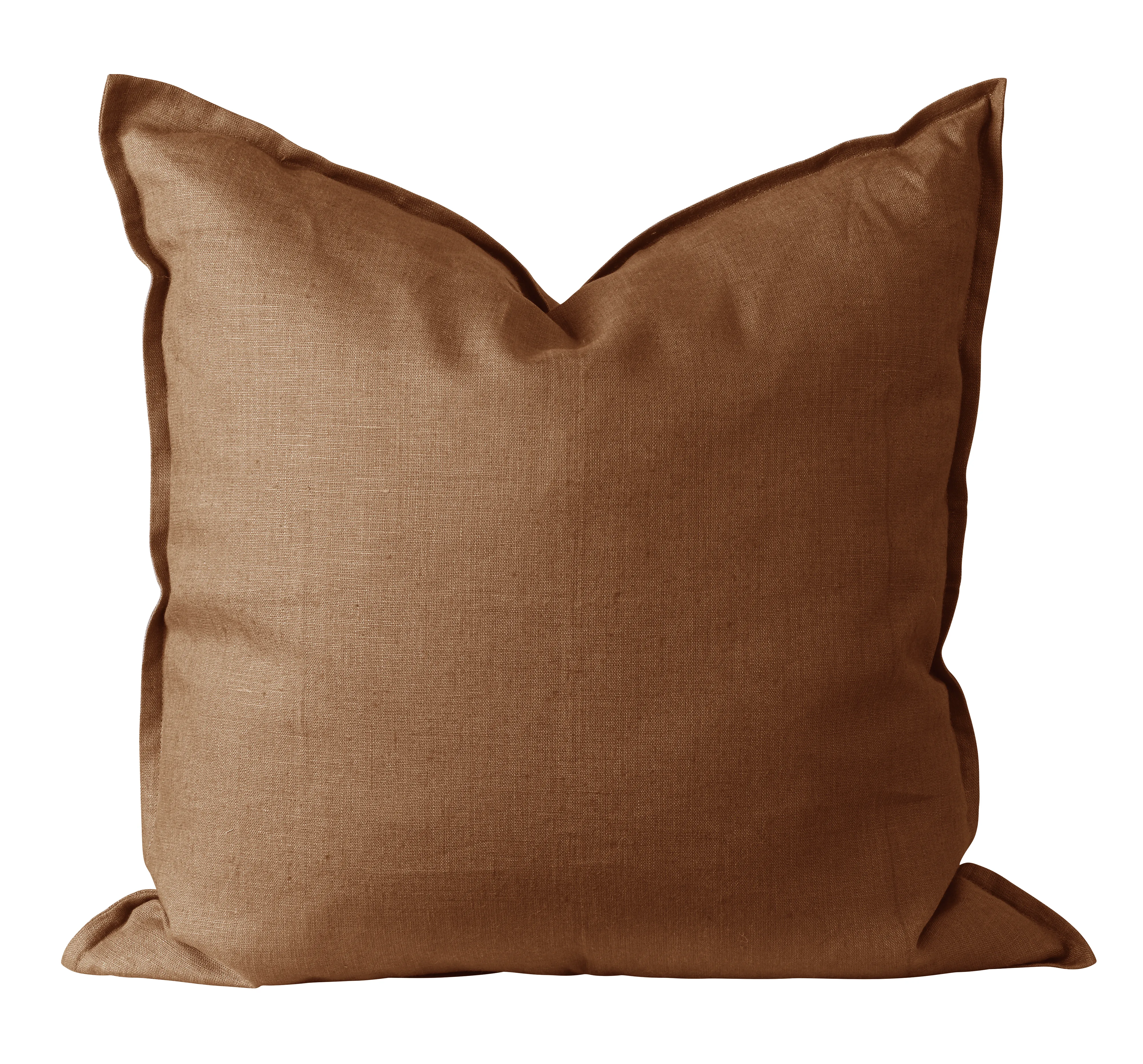 Calm kuddfodral linne 50x50 cm, Almond Brown