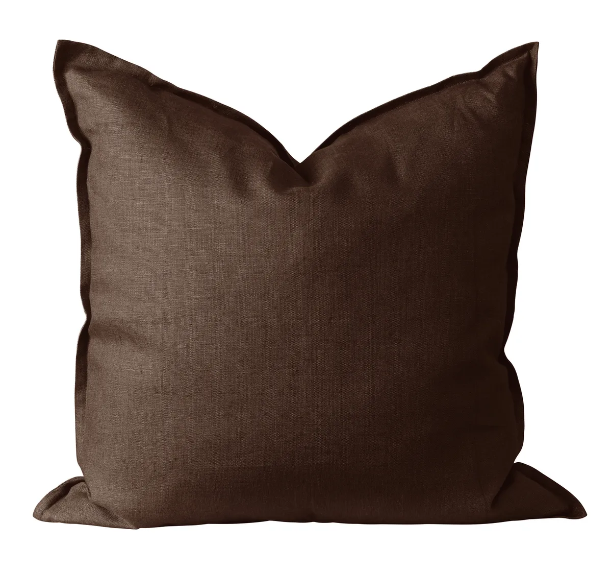 Scandi Living Calm kuddfodral linne 50x50 cm Chocolate Brown