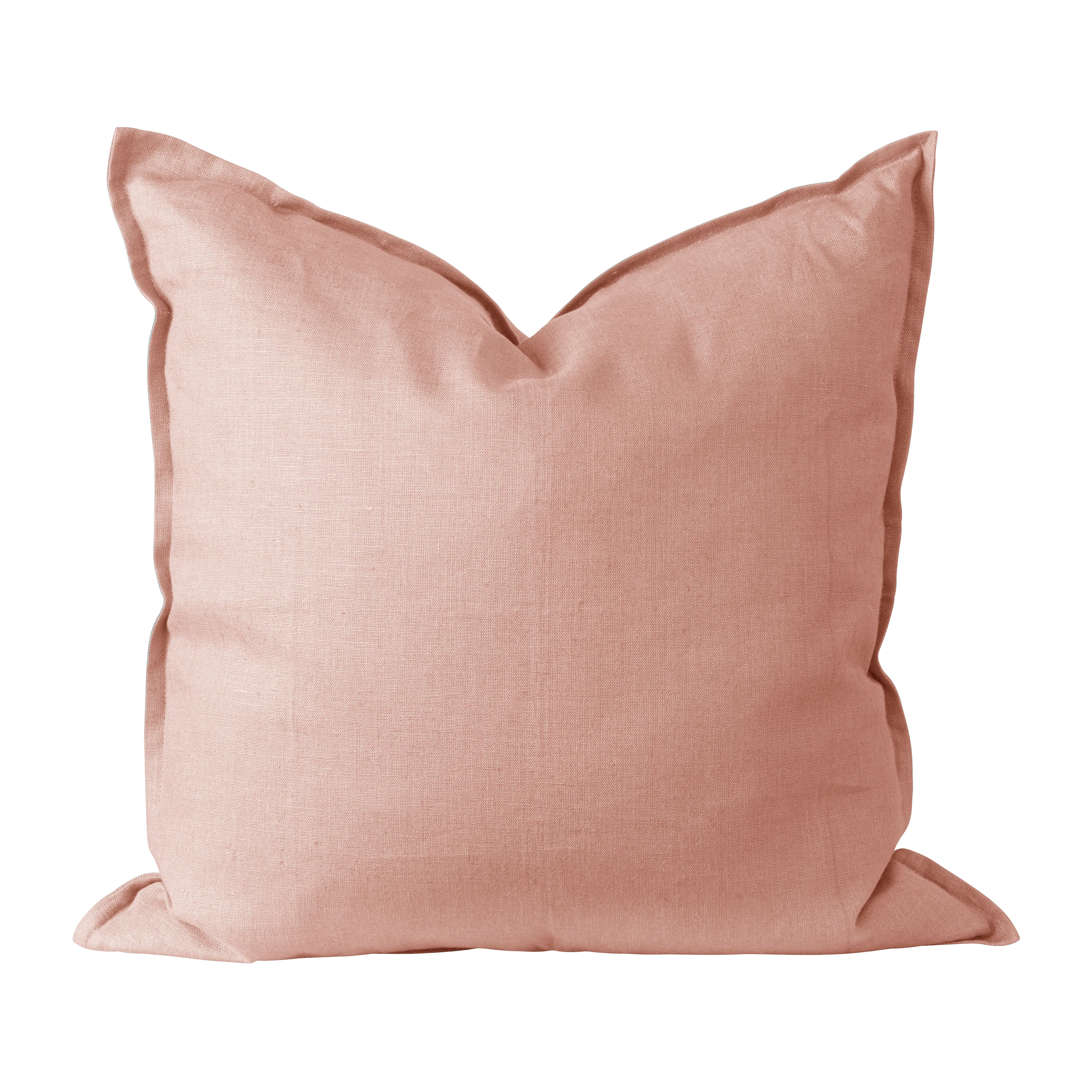 Calm kuddfodral linne 50x50 cm, Dusty Rose