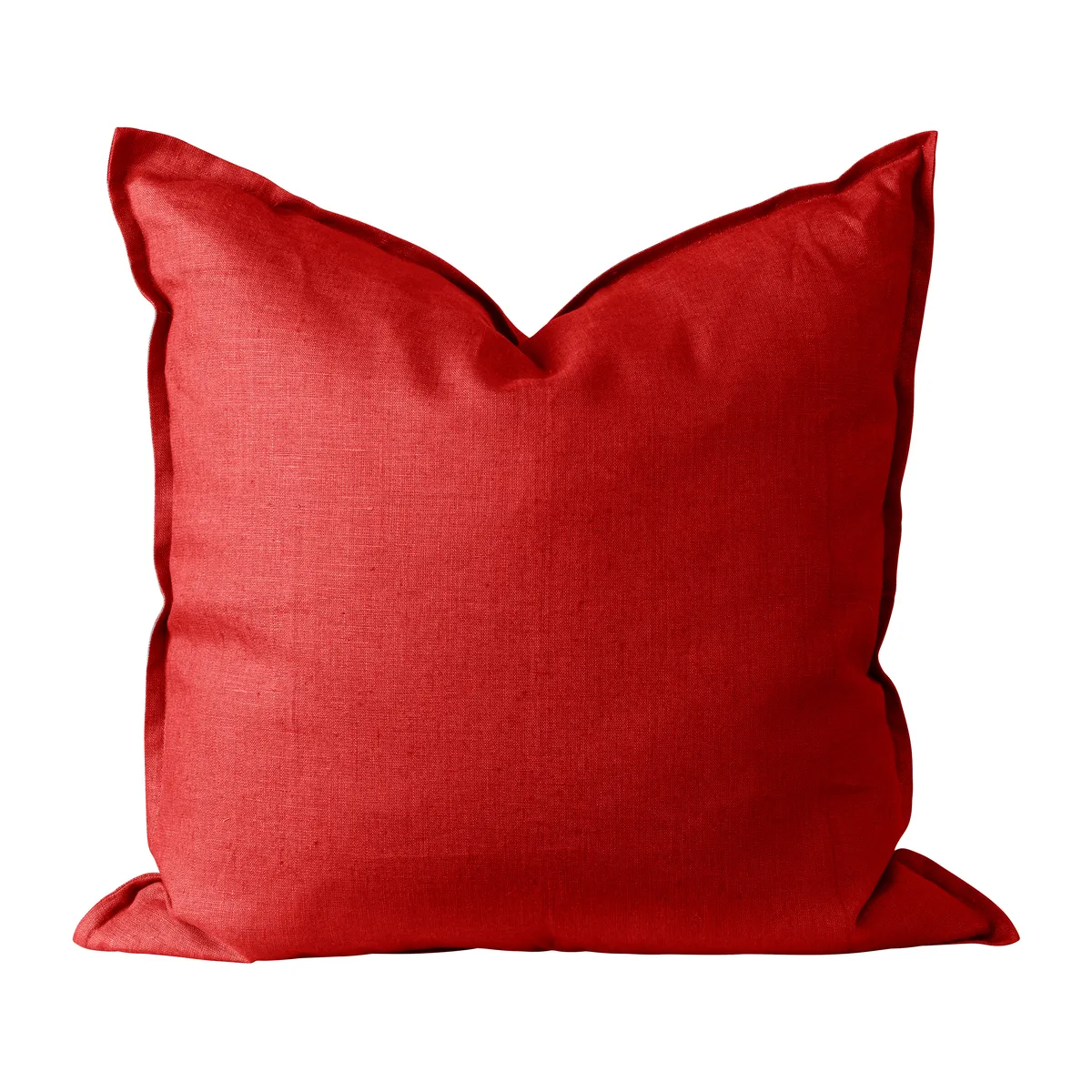 Scandi Living Calm kuddfodral linne 50x50 cm Red