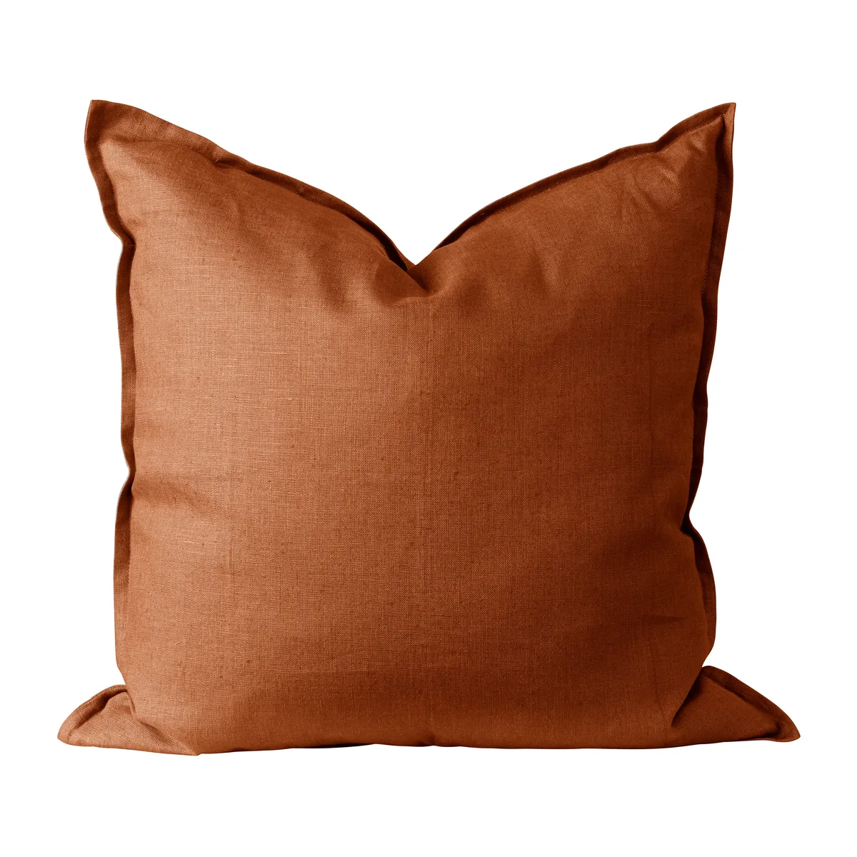 Scandi Living Calm kuddfodral linne 50x50 cm Rust