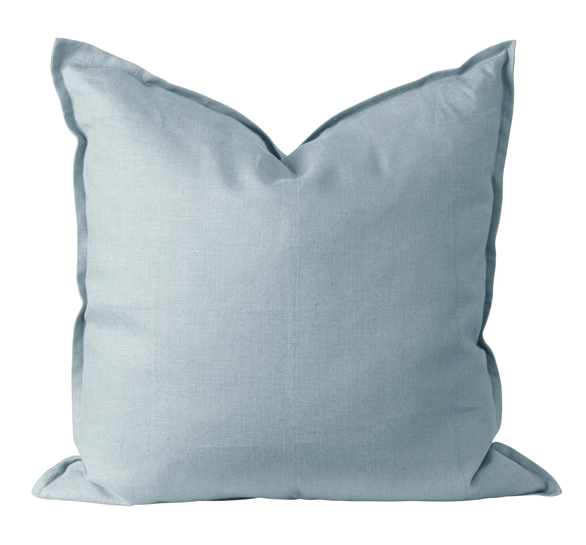 Calm kuddfodral linne 50x50 cm, Sky Blue Scandi Living