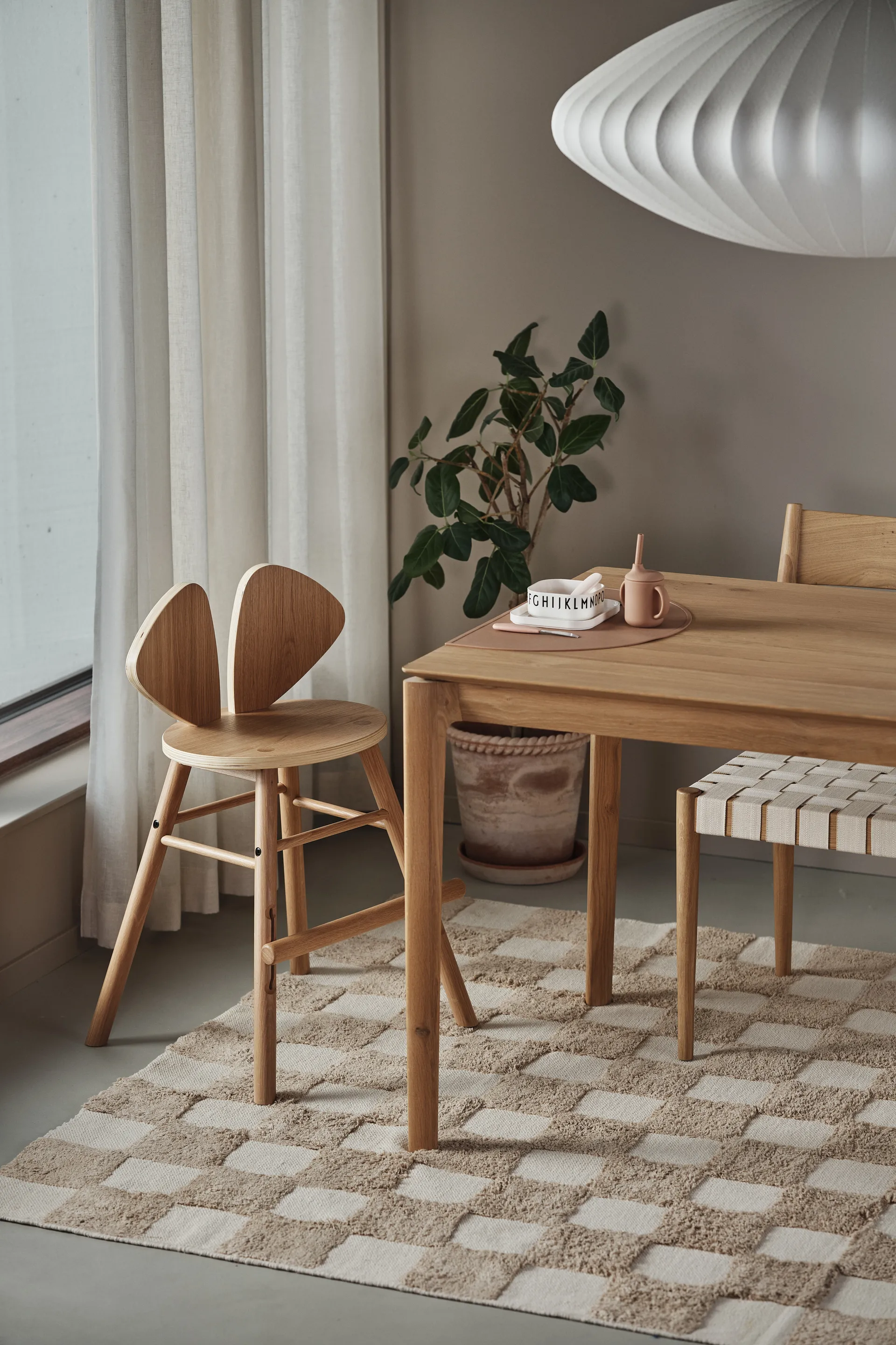 Checker Play matta 170x240 cm, Hazel Scandi Living