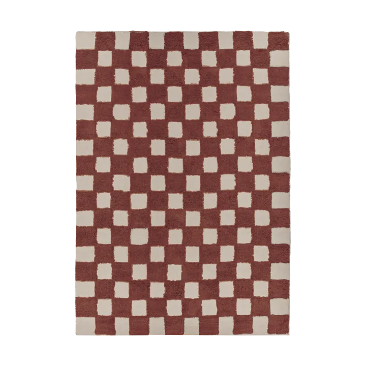 Checker Play matta 170x240 cm - Rust - Scandi Living