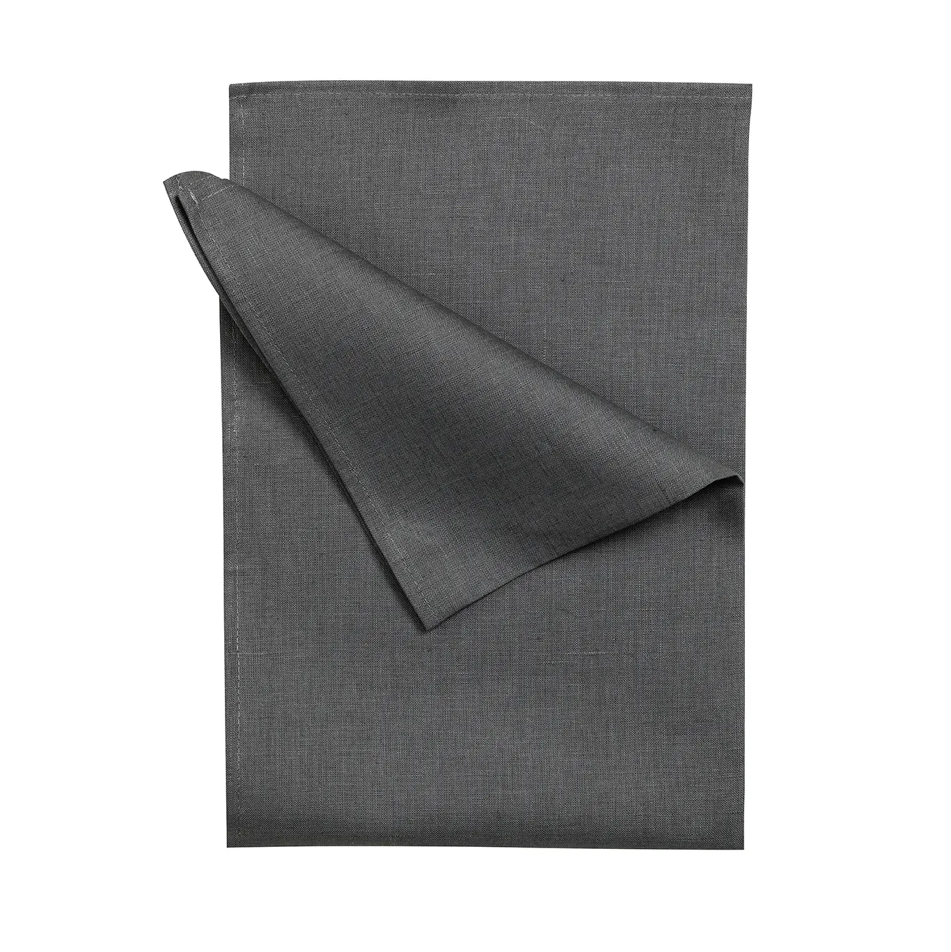 Clean kökshandduk i linne 47x70 cm 2-pack, charcoal Scandi Living