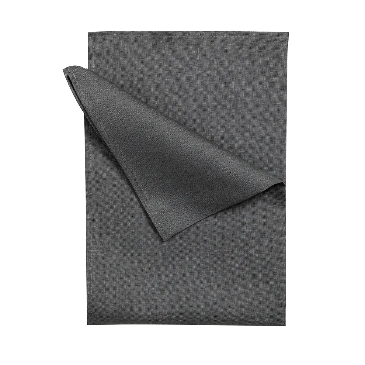 Scandi Living Clean kökshandduk i linne 47x70 cm 2-pack charcoal