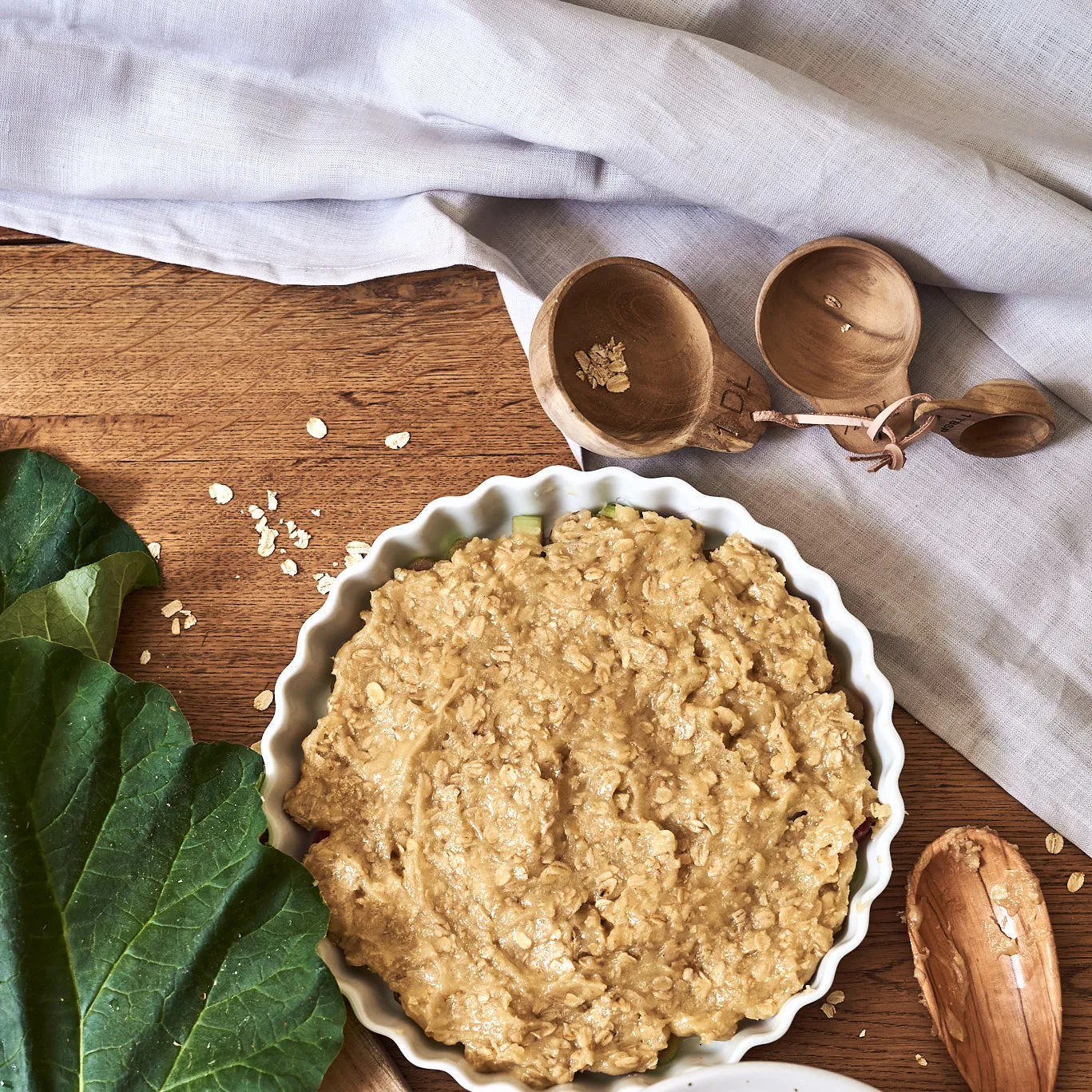 Clean kökshandduk i linne 47x70 cm 2-pack, icy grey Scandi Living