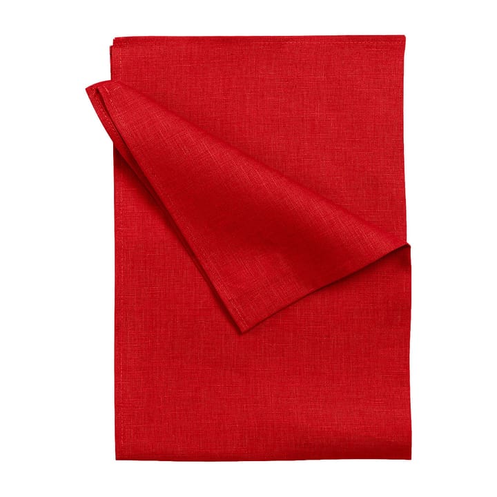 Clean kökshandduk i linne 47x70 cm 2-pack - Red - Scandi Living