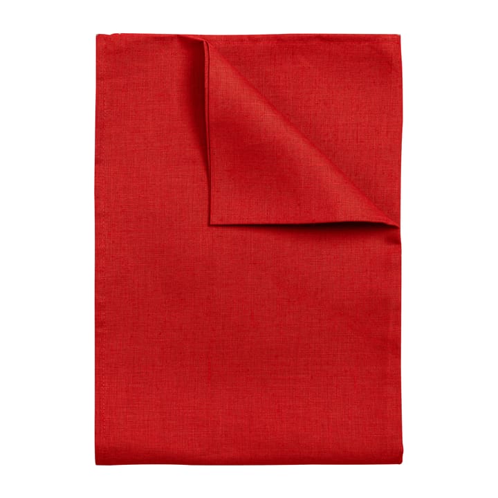 Clean löpare i linne 50x145 cm - Red - Scandi Living