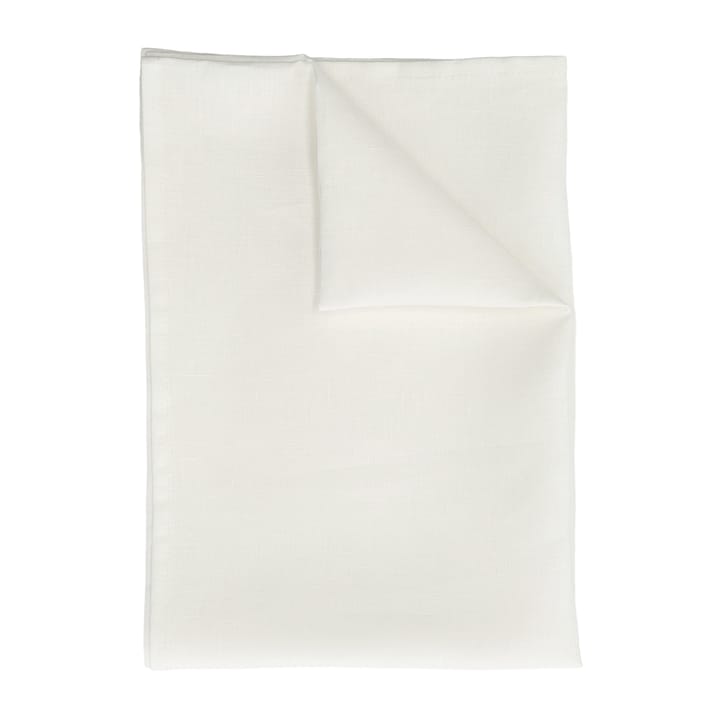Clean löpare i linne 50x145 cm - white - Scandi Living