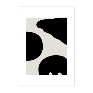 Contour poster grå - 40x50 cm - Scandi Living