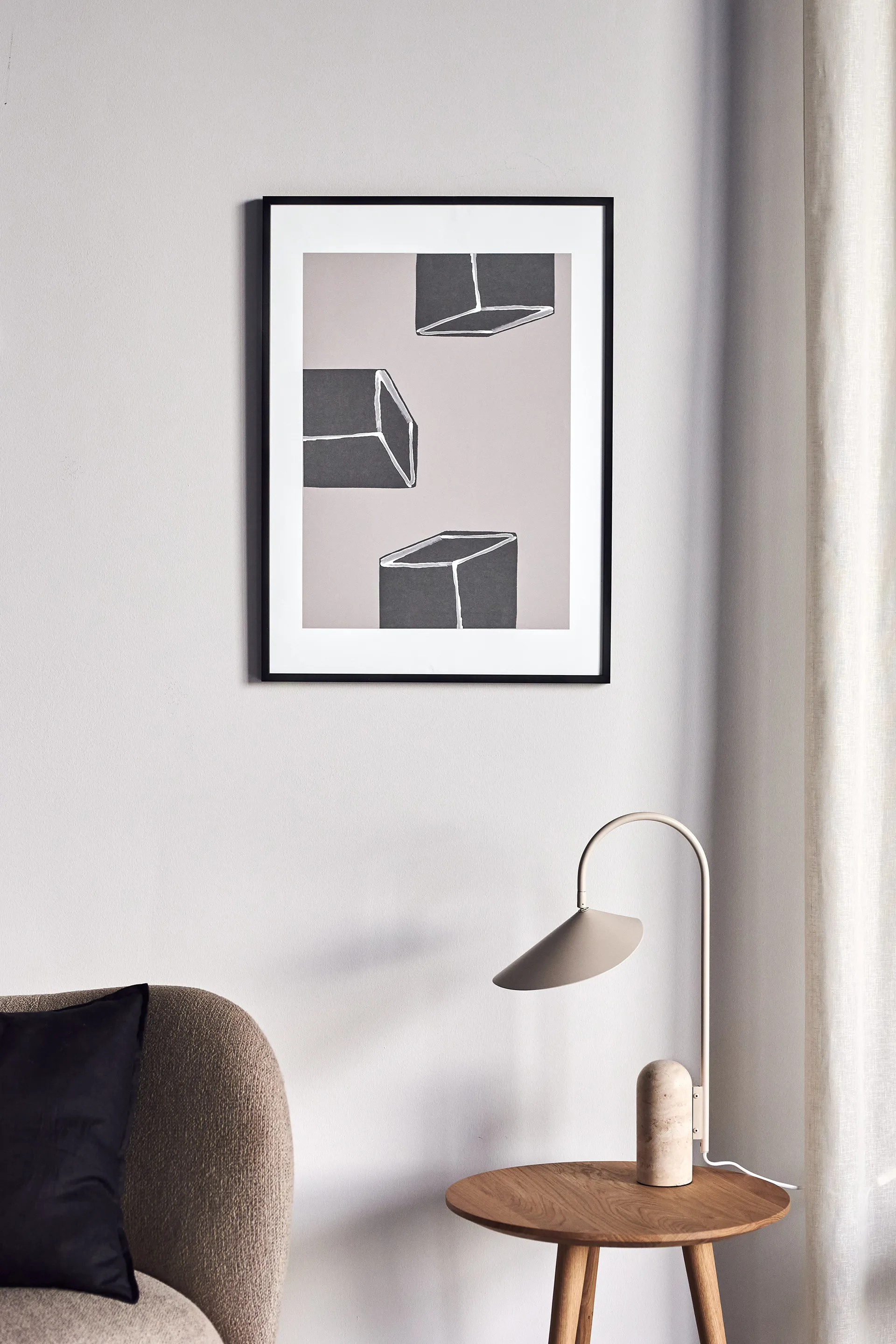Dimensions poster, 40x50 cm Scandi Living