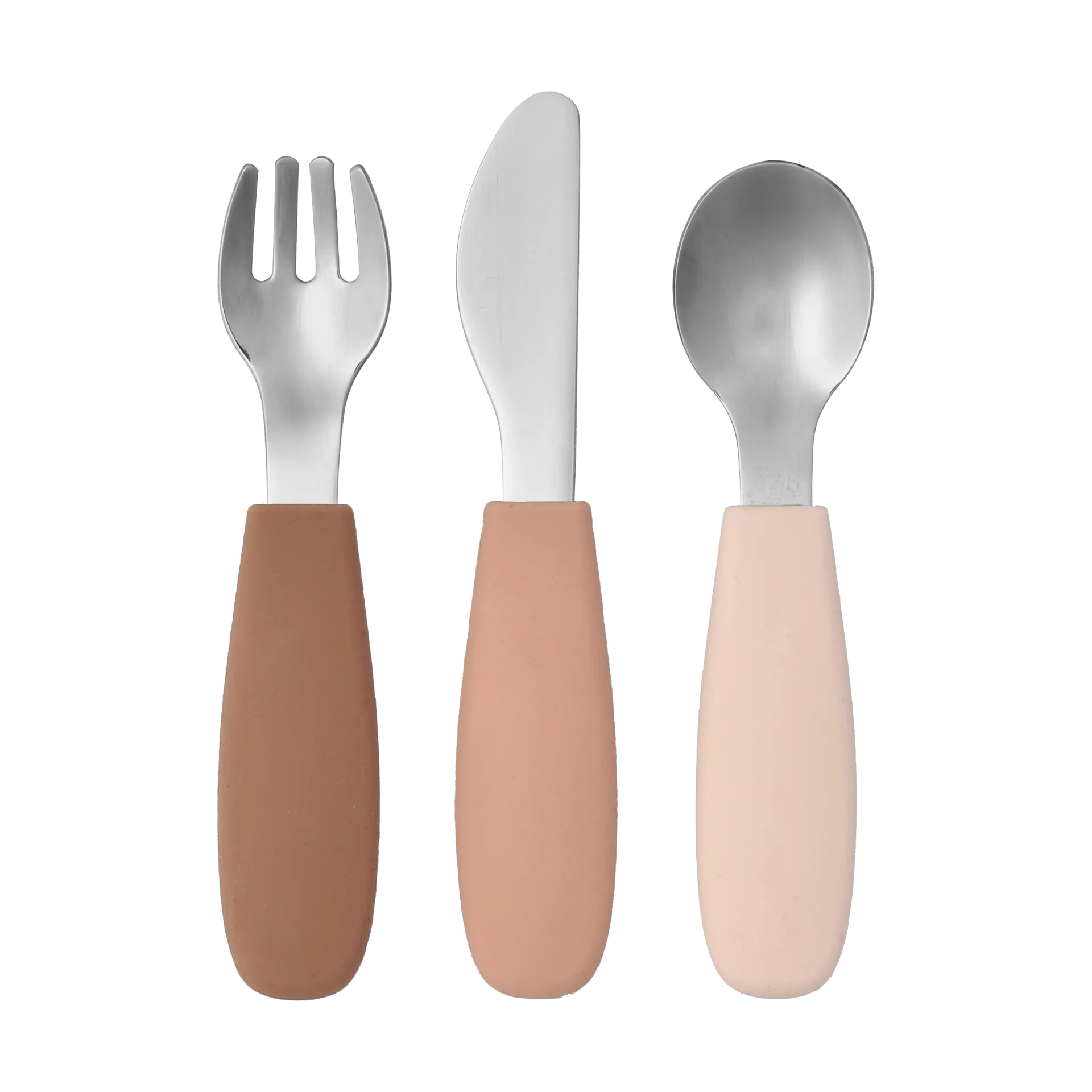 Dine bestickset silikon 3 delar, Blush Scandi Living