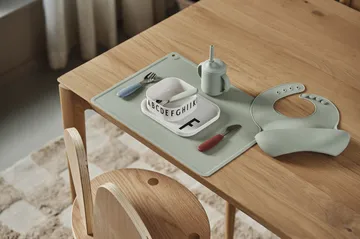 Dine bestickset silikon 3 delar - Green-blue - Scandi Living