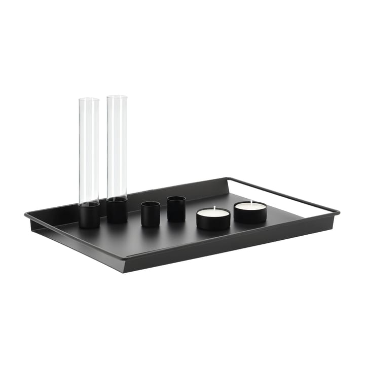 Draw bricka med tillbehör 22x32 cm - Svart - Scandi Living