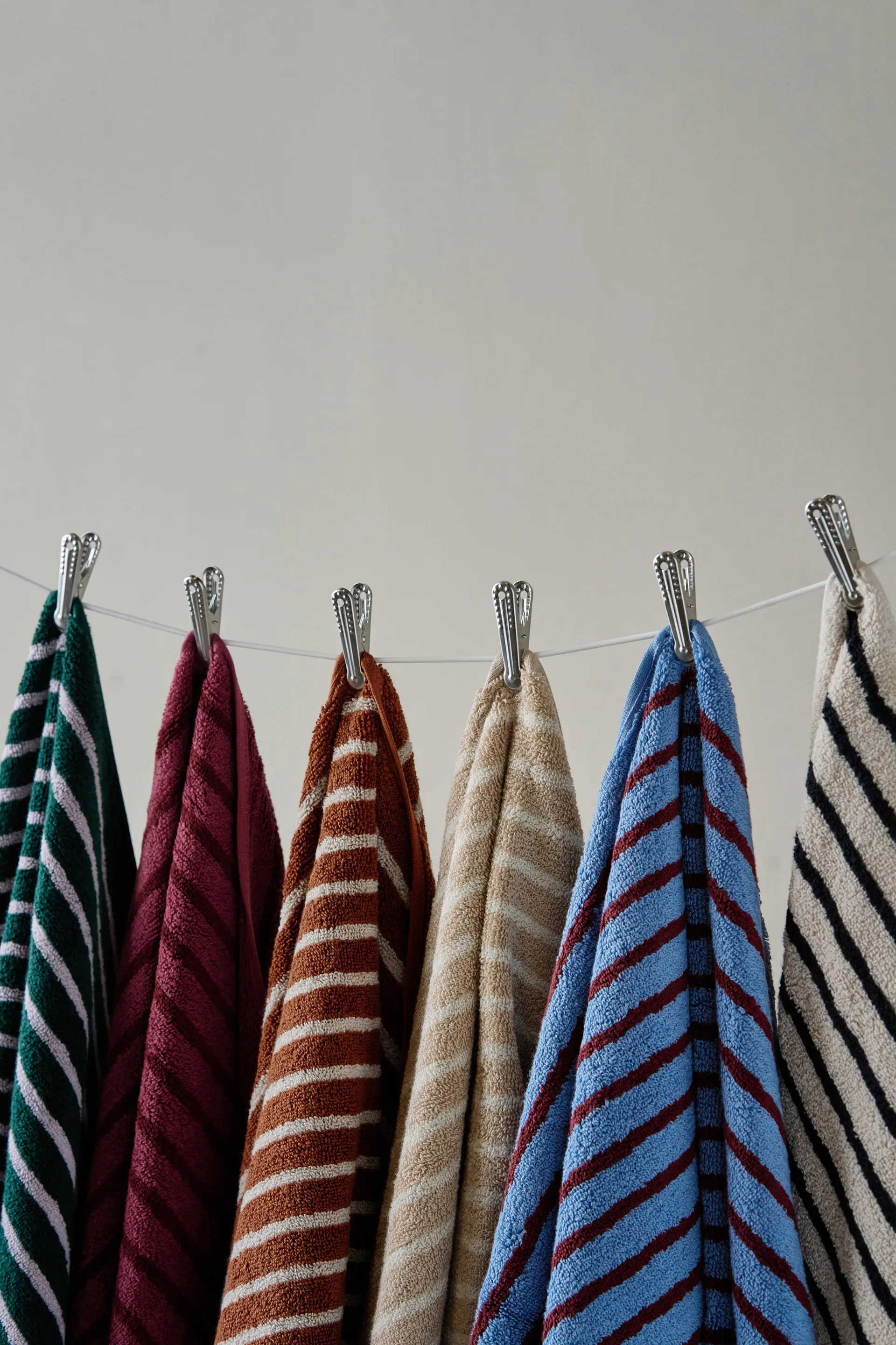Drift badhandduk 100x150 cm, Grön-lila Scandi Living