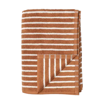 Drift badhandduk 70x140 cm - Brun-vit - Scandi Living