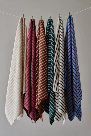 Drift badhanddukar 100x150 cm 2-pack - Grön-lila - Scandi Living