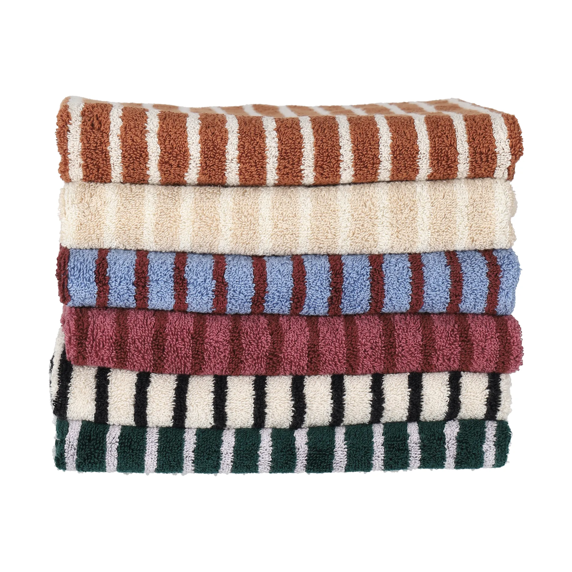 Drift badhanddukar 100x150 cm 2-pack - Grön-lila,  Scandi Living