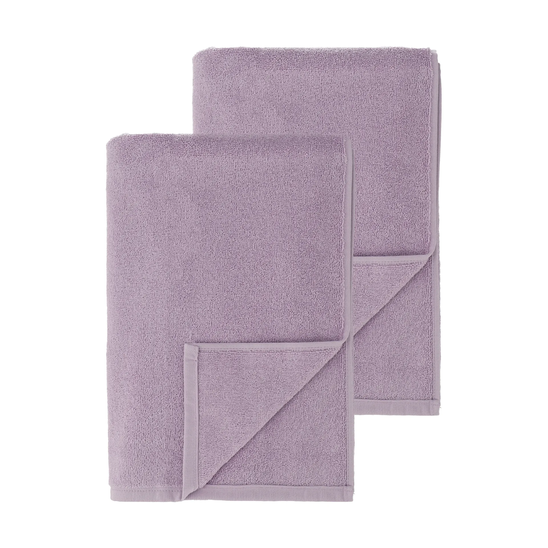 Drift badhanddukar 100x150 cm 2-pack - Lila,  Scandi Living