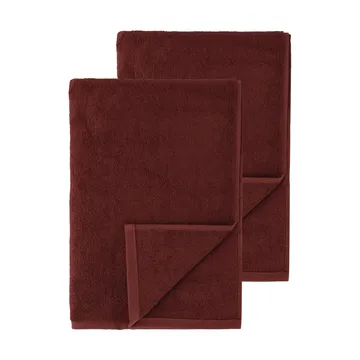 Drift badhanddukar 100x150 cm 2-pack - Röd - Scandi Living