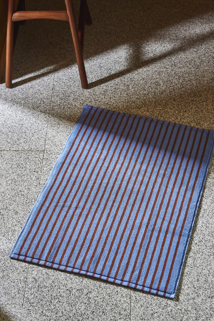 Drift badrumsmatta 50x70cm, Blå-röd Scandi Living
