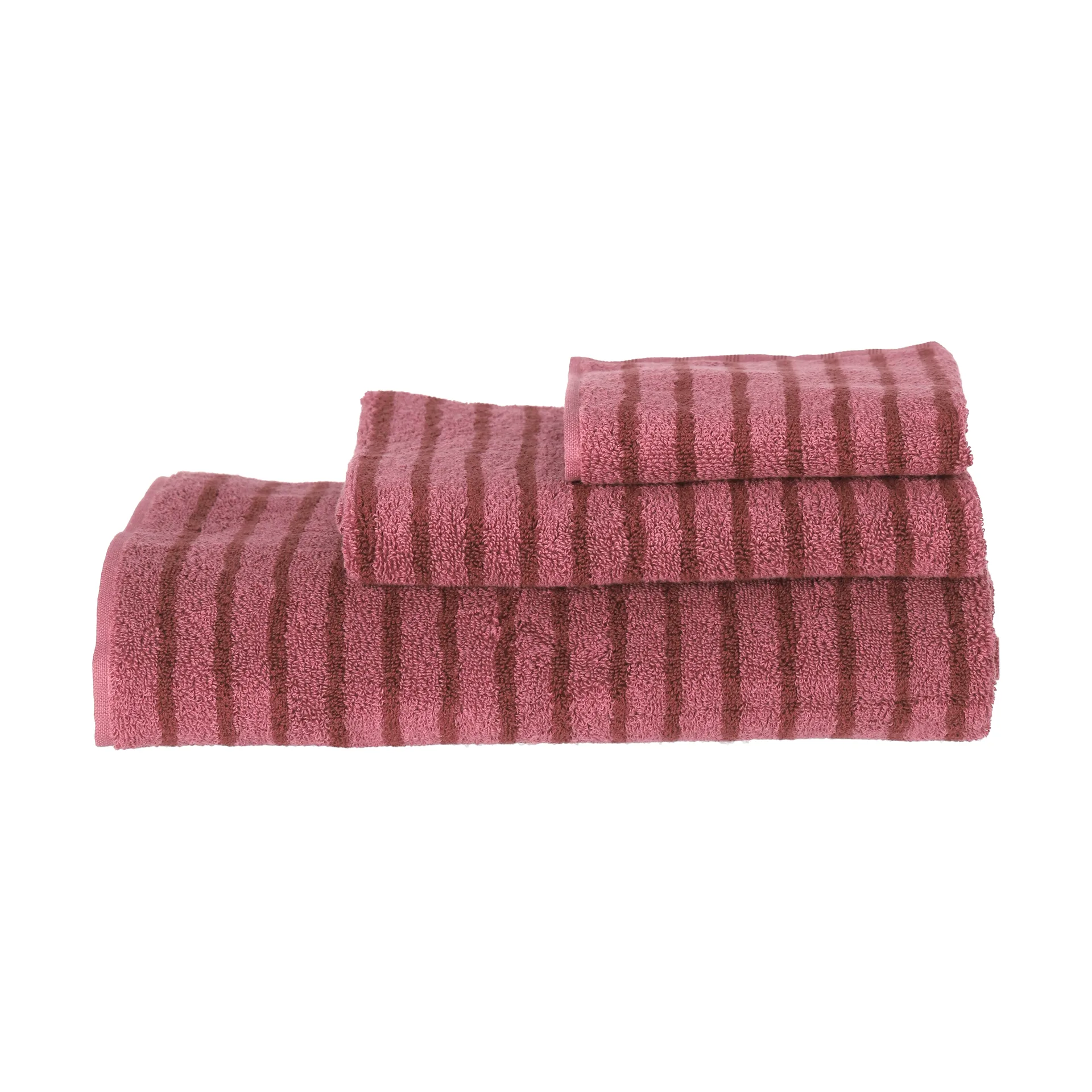 Drift handduk 30x50 cm, Rosa-röd Scandi Living