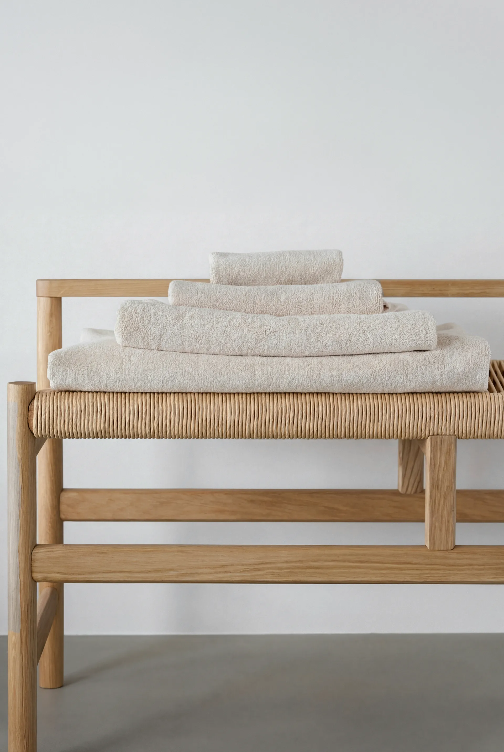 Drift handduk 50x70 cm, Vit Scandi Living