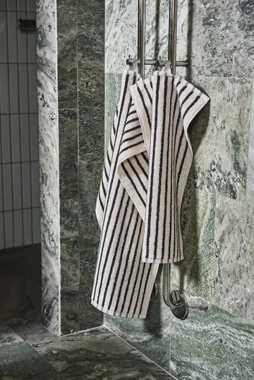 Drift handduksset 4 delar - Vit-svart - Scandi Living