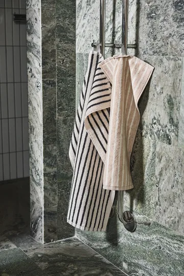 Drift handduksset 4 delar - Vit-svart - Scandi Living