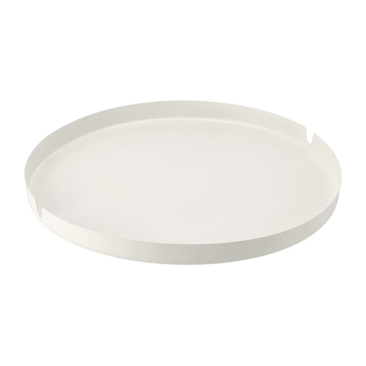 Edgy bricka Ø40 cm - Vit - Scandi Living