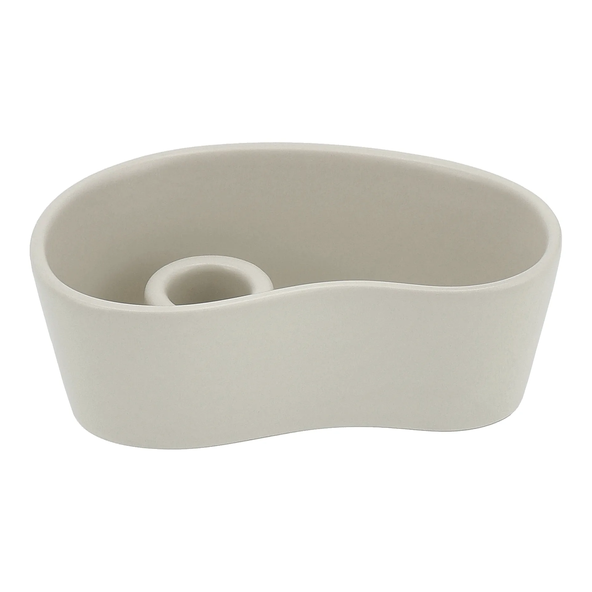 Ember ljusstake, Vit, 8x14 cm Scandi Living