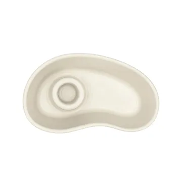 Ember ljusstake - Vit, 8x14 cm - Scandi Living