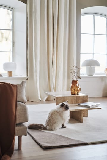 Fair bordslampa 34,5 cm - Frostad vit-ask - Scandi Living